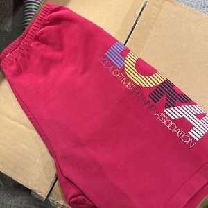 Madhappy pink biker shorts